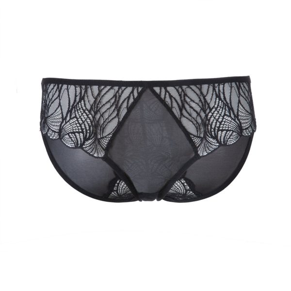 Plus black scallop edge lace bra 6 dollar india