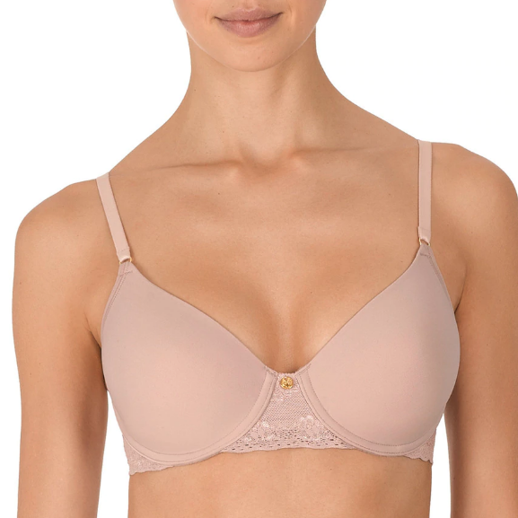 AVENUE BODY | Women's Plus Size Comfort Cotton Wire Free Lace Bra - beige -  36C